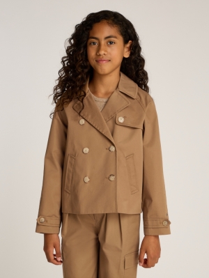 SHORT COTTON JACKET GWA Hickory