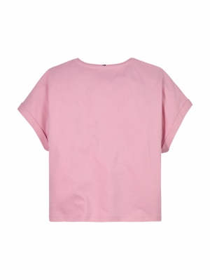 HILFIGER NY REGULAR TEE SS TPF Pink Sugar