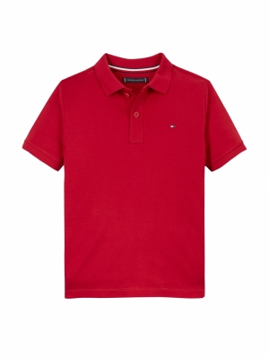 INTERLOCK REG POLO SS XLD Medium Red