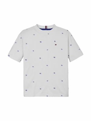 AOP WAVING FLAG TEE SS 0K4 White Allov