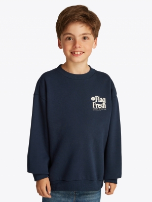 FUN FLAG SWEATSHIRT C1G Dark Night 