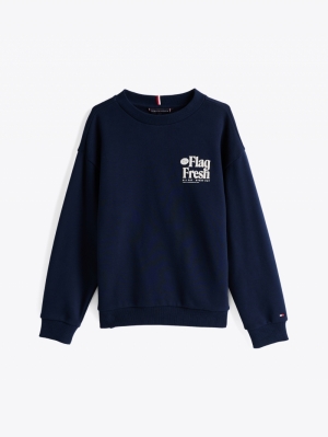 FUN FLAG SWEATSHIRT C1G Dark Night 