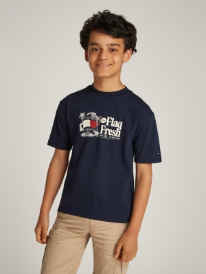 FLAG FUN TEE SS C1G Dark Night 