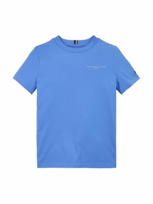 U MINI CORP LOGO TEE SS C30 Blue Spell