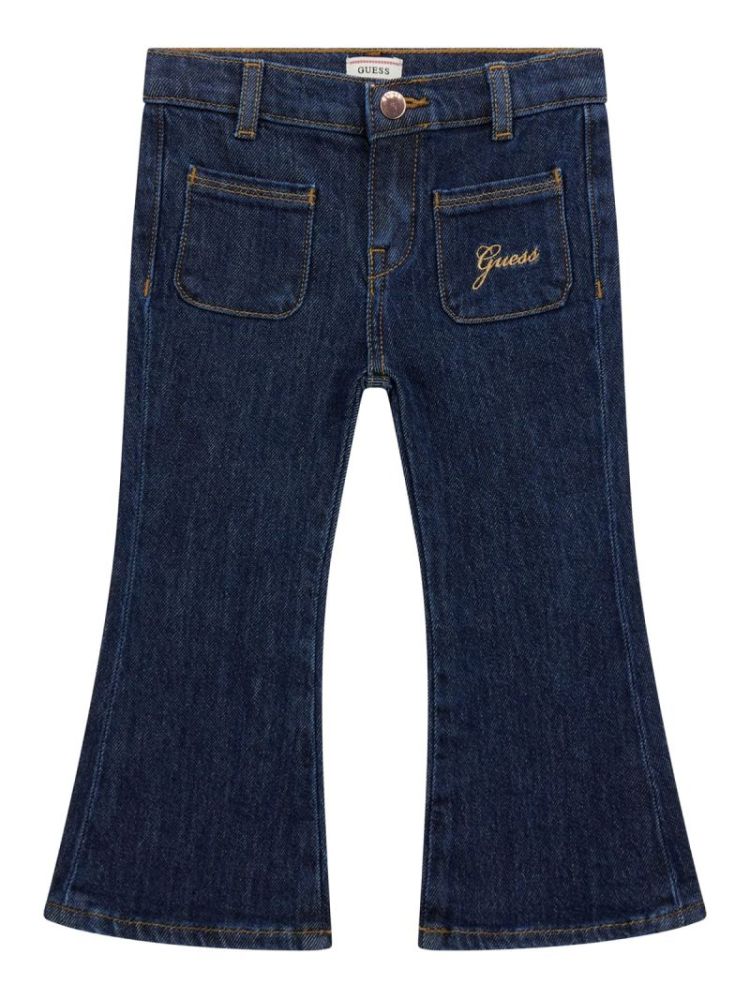 COMFORT DENIM FLARE FIT PANTS YFLU GIRLY FLUI