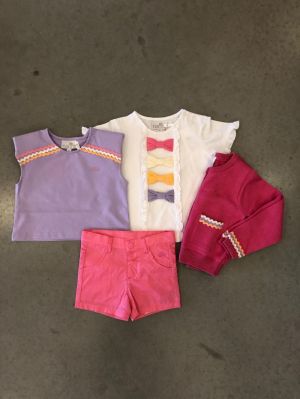 T-SHIRT RUFFLE BOW WHITE