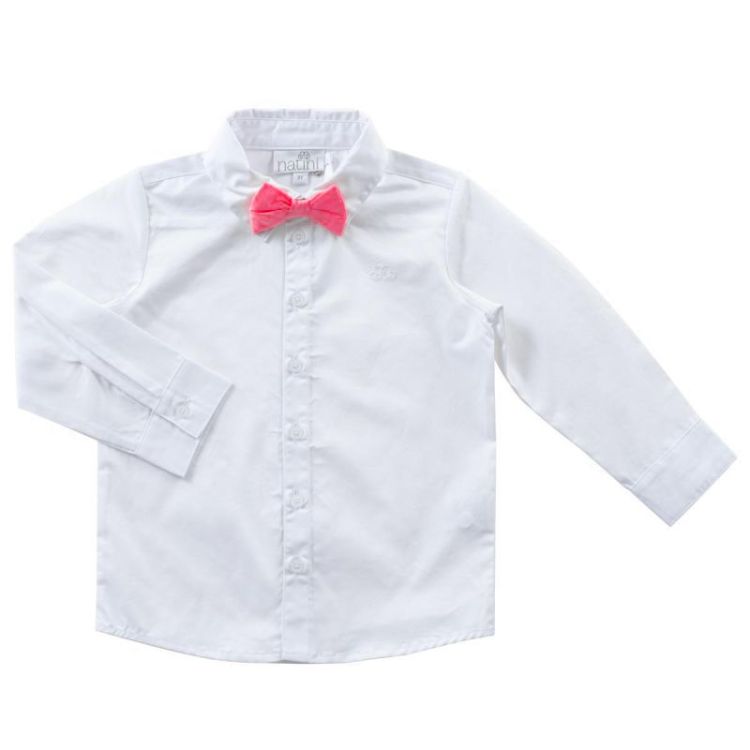 SHIRT PIERROT BOW WHITE