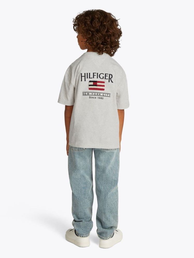 HILFIGER FLAG TERRY EMB TEE SS PMT Snow White