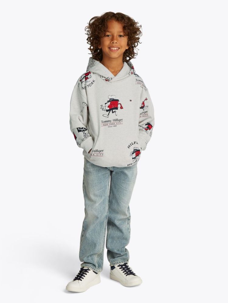 ALL OVER PRINT HOODIE PMT Snow White 