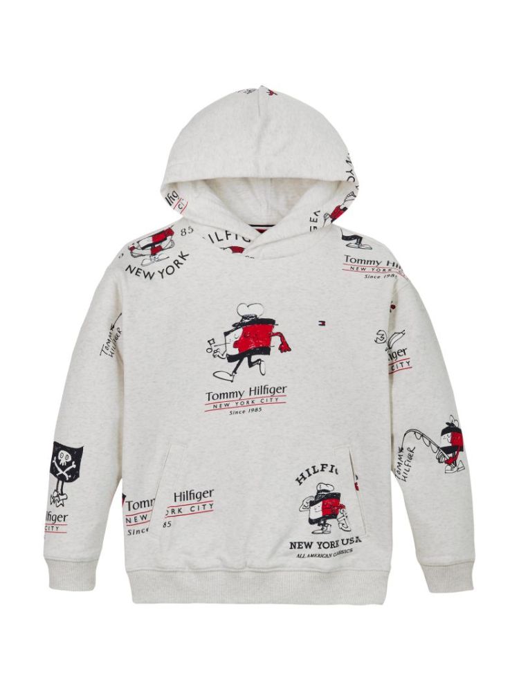 ALL OVER PRINT HOODIE PMT Snow White