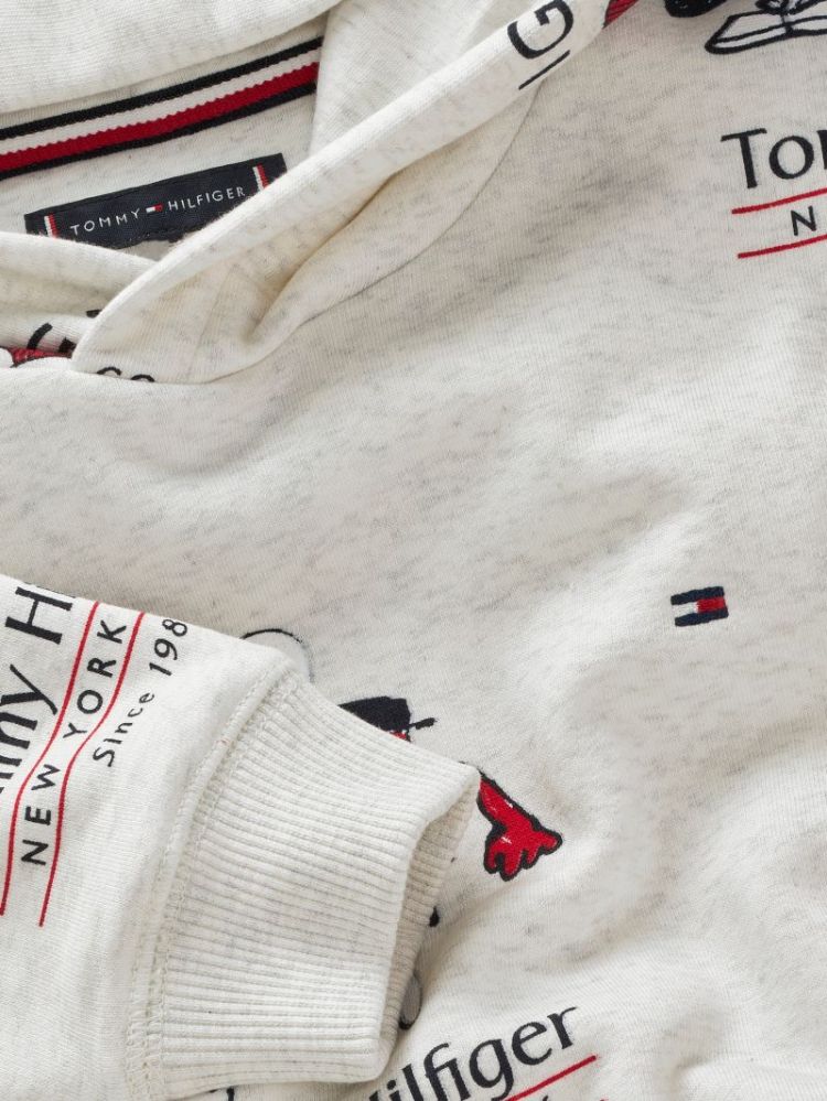 ALL OVER PRINT HOODIE PMT Snow White