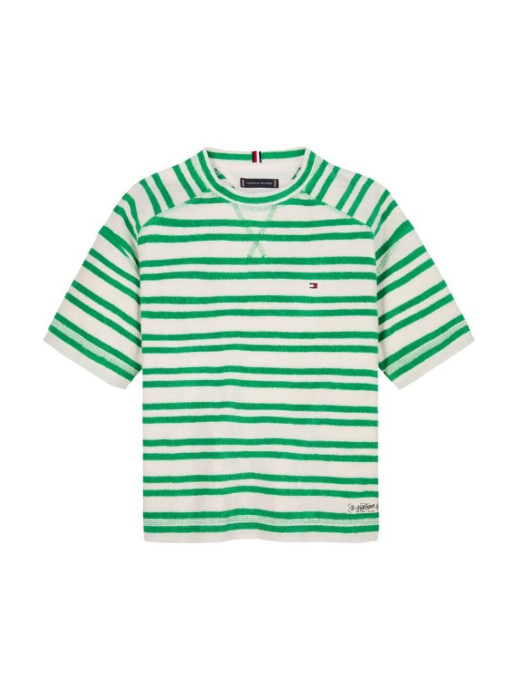 COTTON TERRY SWEATSHIRT SS YBH Ancient Whi