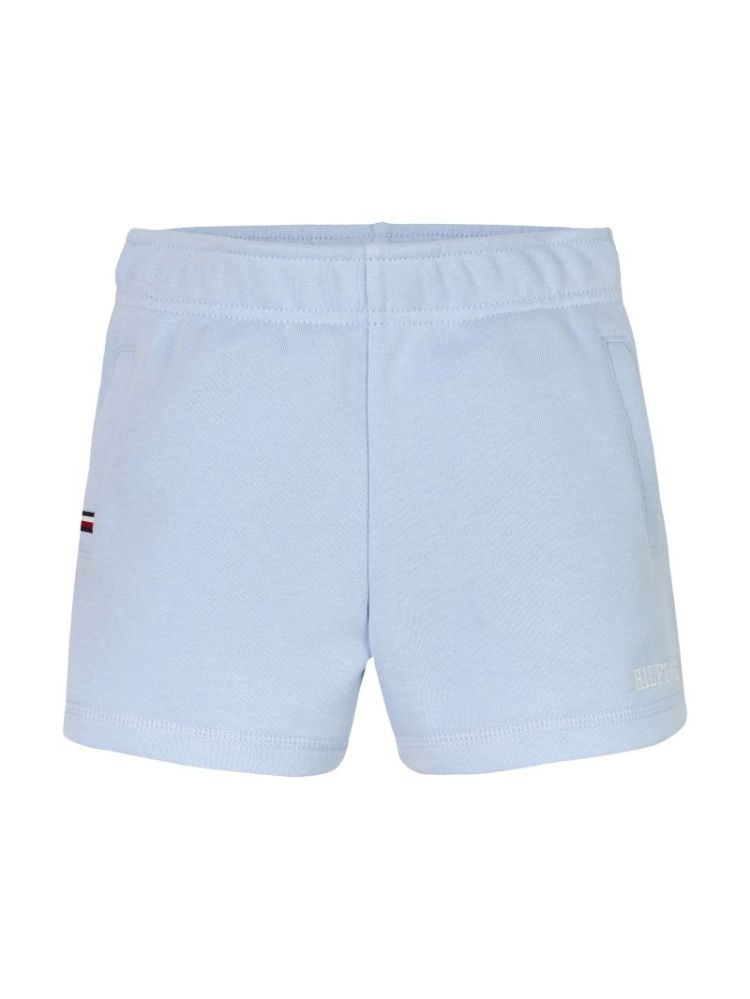 TOMMY SCRIPT CN SWEATSHORT C1O Breezy Blue