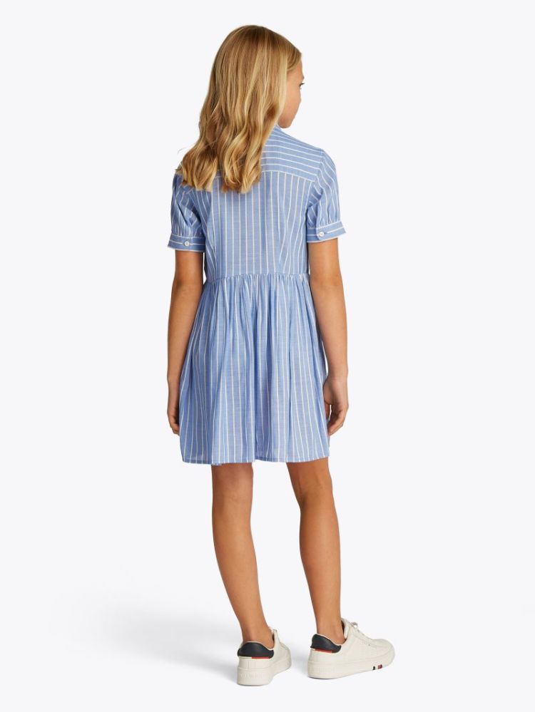 STRIPED DRESS SS C30 Blue Spell