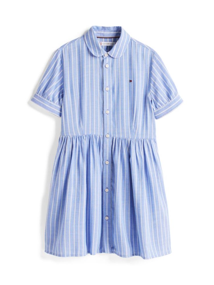 STRIPED DRESS SS C30 Blue Spell