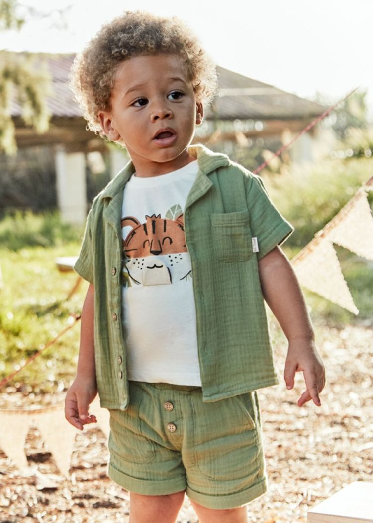 Wide leg shorts 014 sage