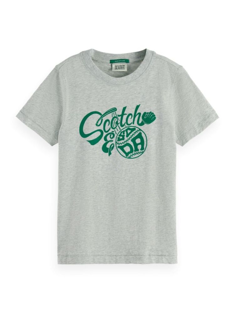 Regular-fit Scotch &Soda t-sh 030 Grey Melang