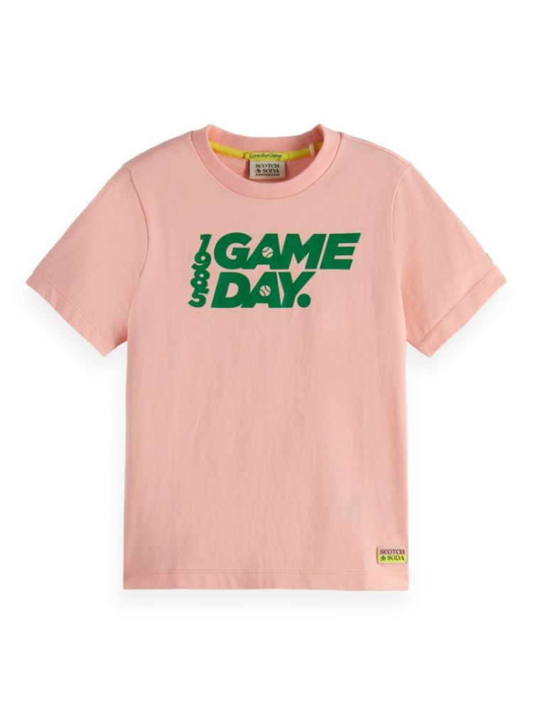 Regular-fit t-shirt with fron 650 Blossom