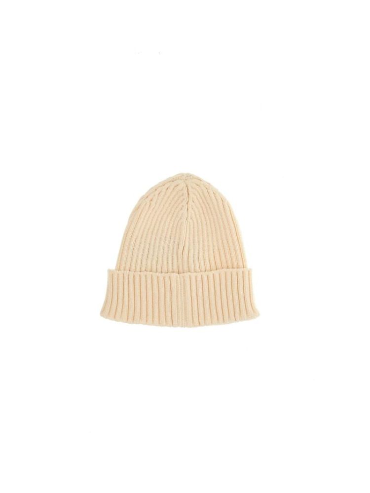 CHENILLE BEANIE HAT G012 CREAM WHIT