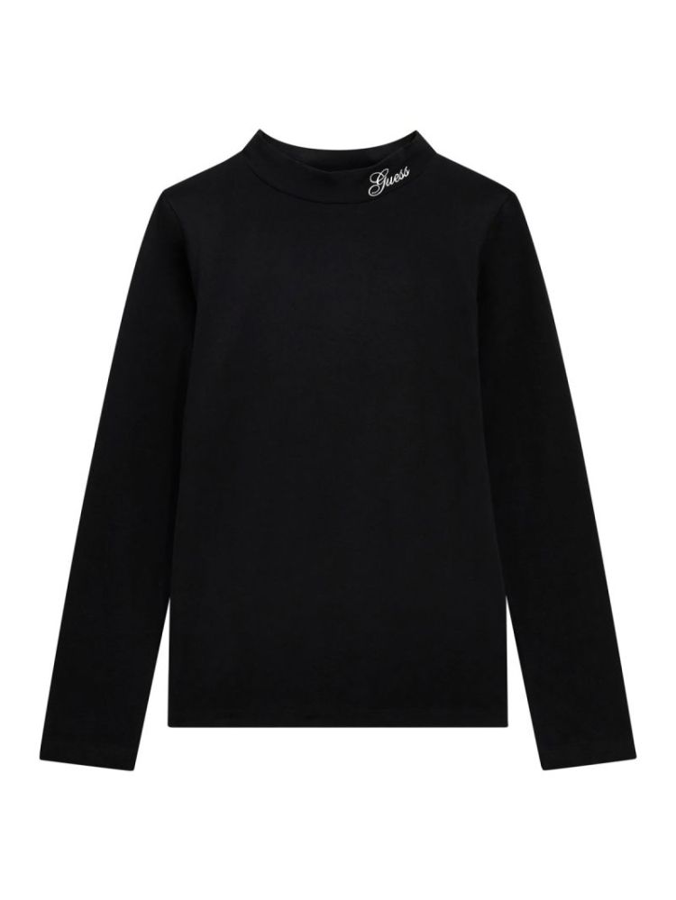 HIGH NECK LS T-SHIRT JBLK jet black