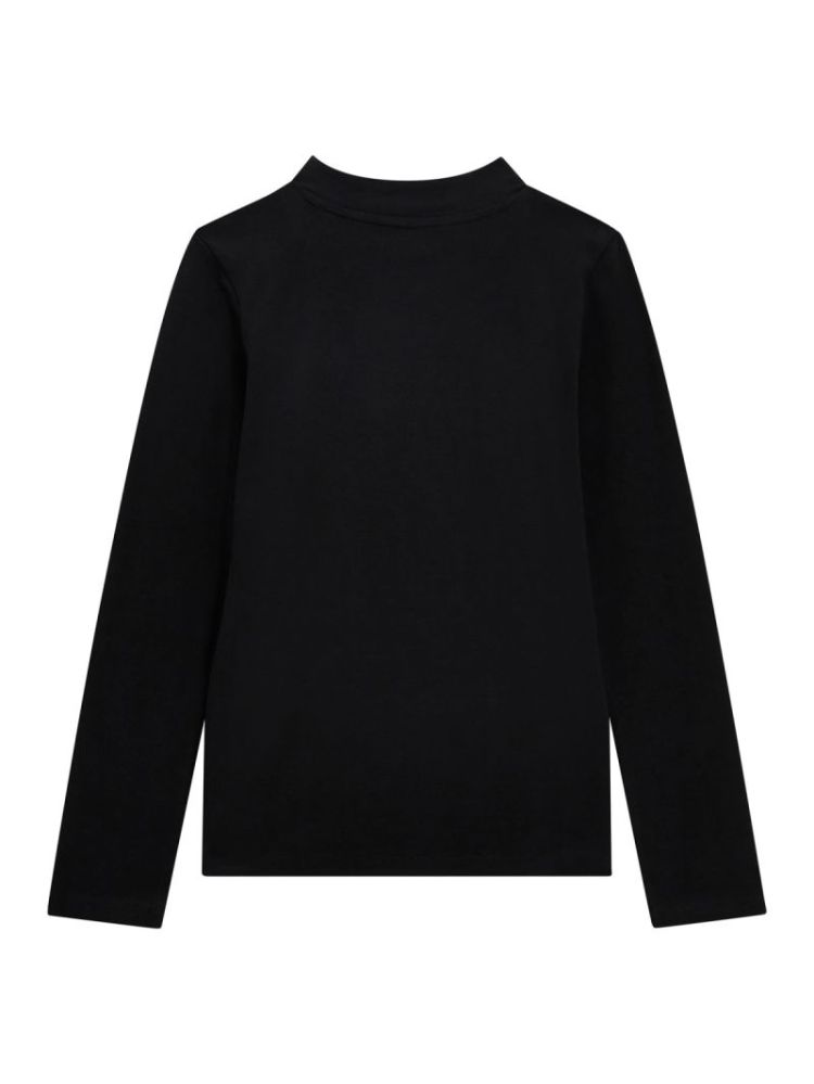 HIGH NECK LS T-SHIRT JBLK jet black