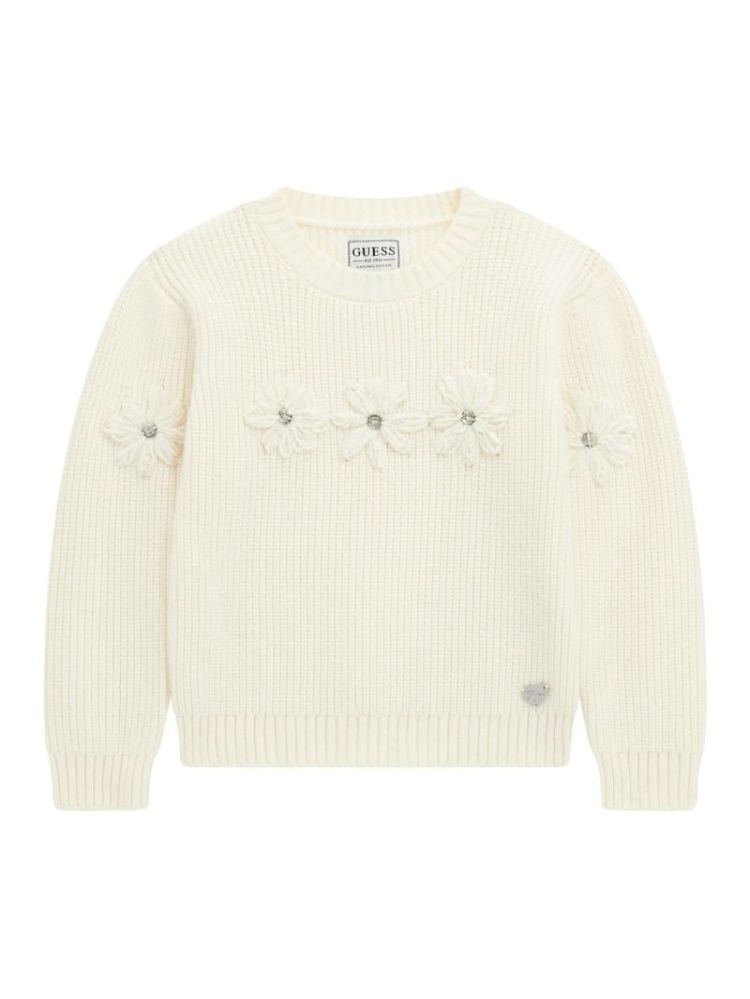 LS SWEATER G012 CREAM WHIT