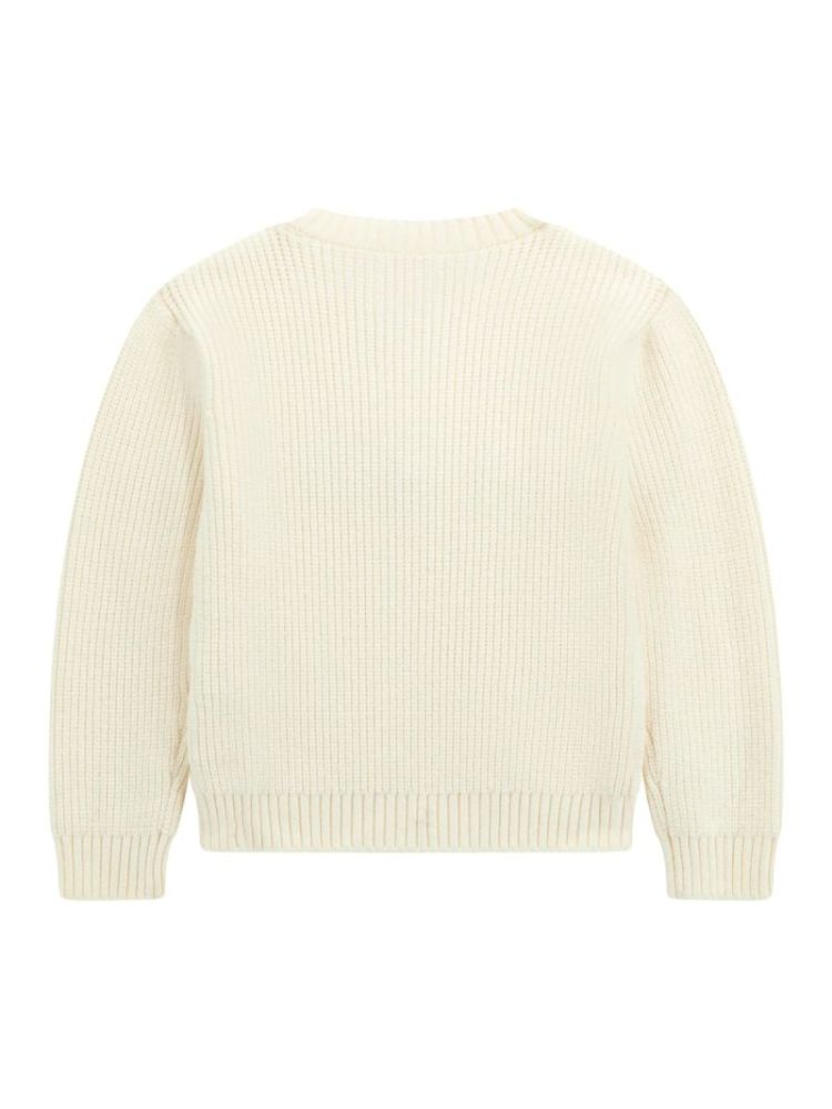 LS SWEATER G012 CREAM WHIT
