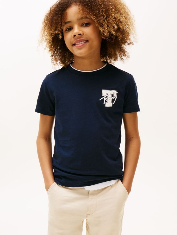 VARSITY GRAPHIC T-SHIRT SS C1G Dark Night 