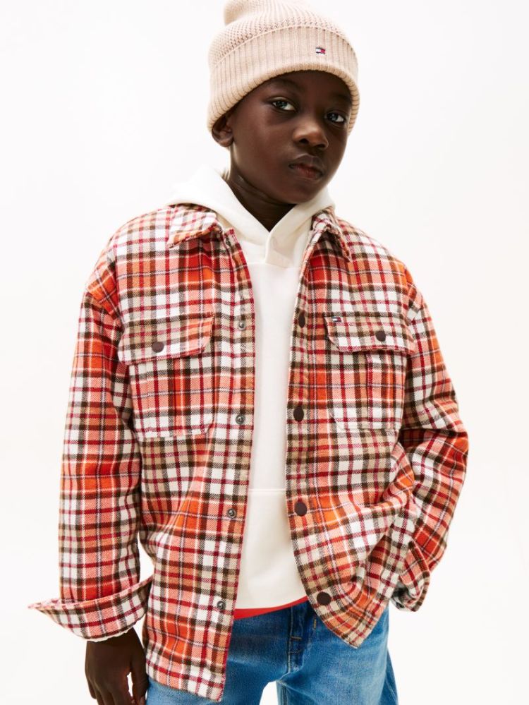 FLEECE LINING CHECK OVERSHIRT 0LY Multi Check