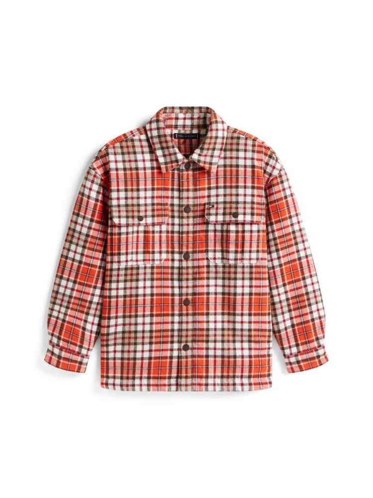 FLEECE LINING CHECK OVERSHIRT 0LY Multi Check
