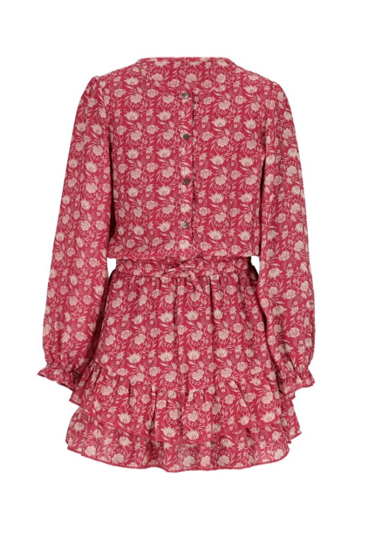 Miggy Paisly Dress Cerise Pink