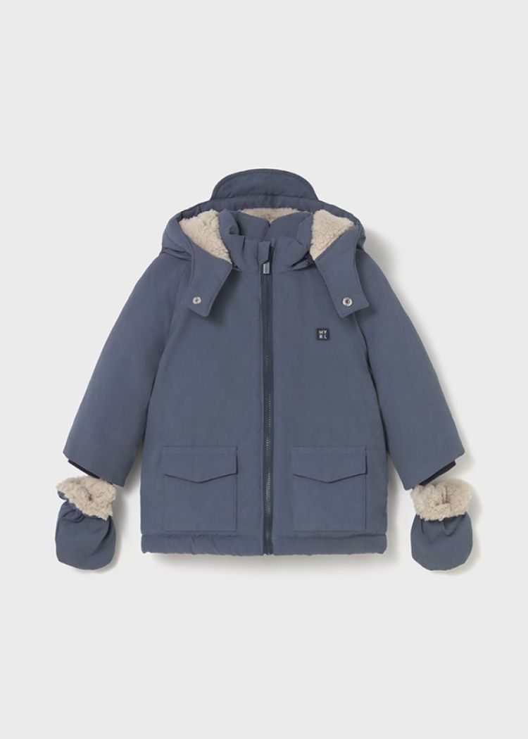 Parka coat 045 Blue Whale