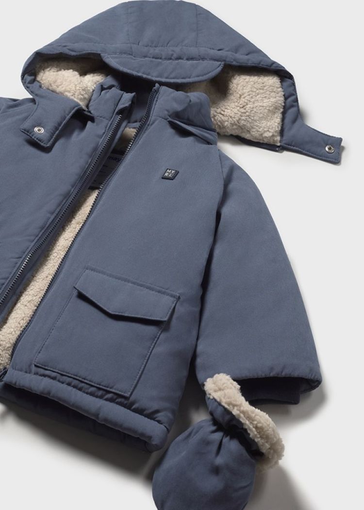 Parka coat 045 Blue Whale