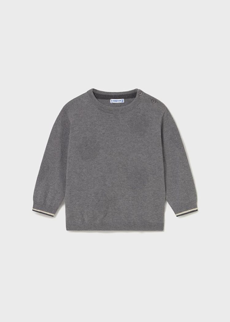 Embossment jumper 071 Graphite