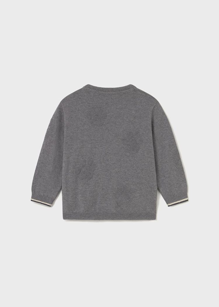 Embossment jumper 071 Graphite