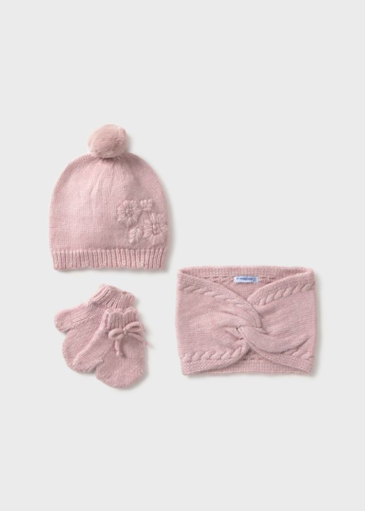 Hat-scarf set 047 Crystal