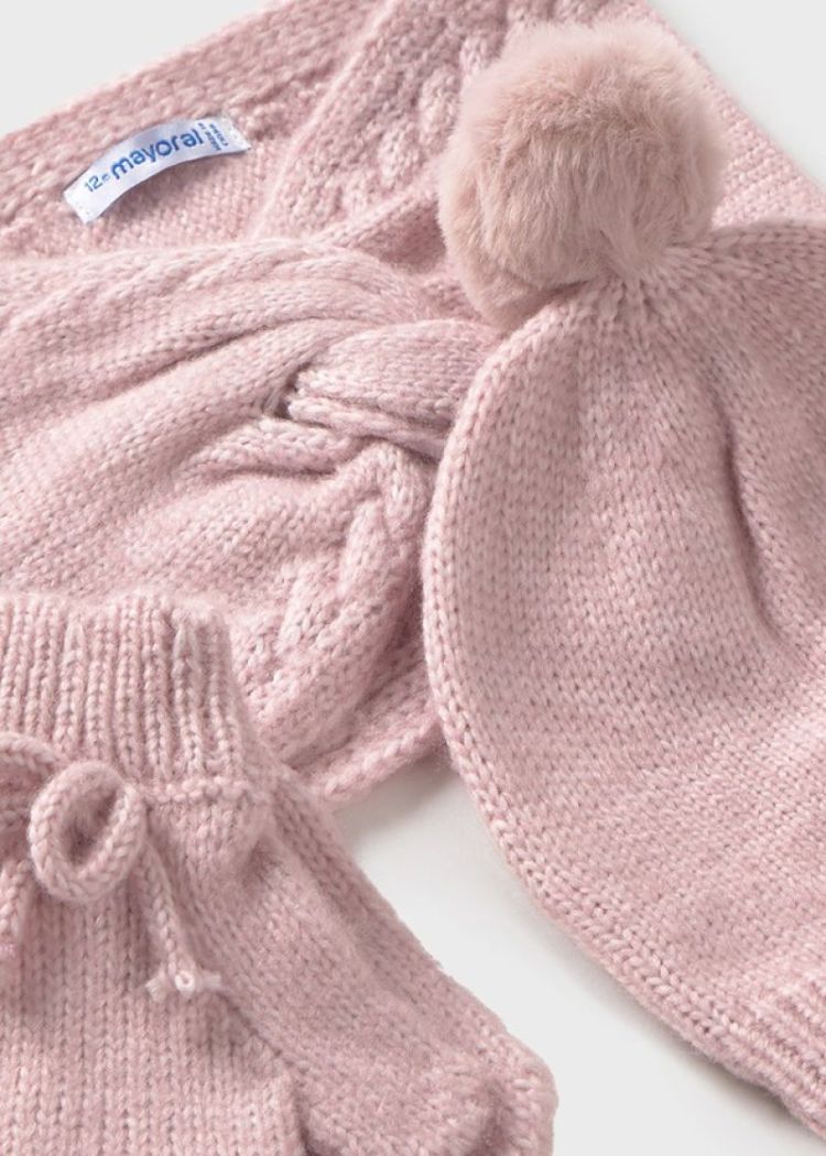 Hat-scarf set 047 Crystal