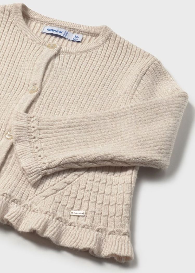 Knit cardigan 031 Tapioca