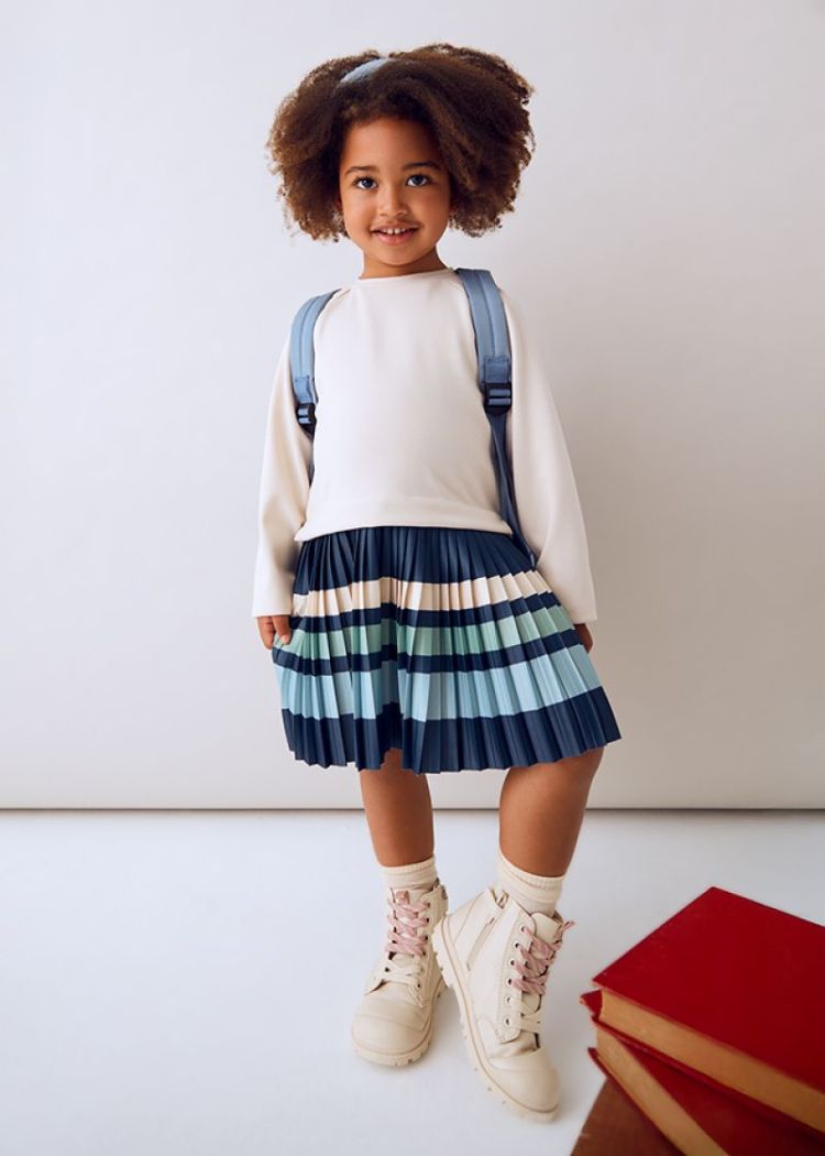 Stripes dress 015 Sand