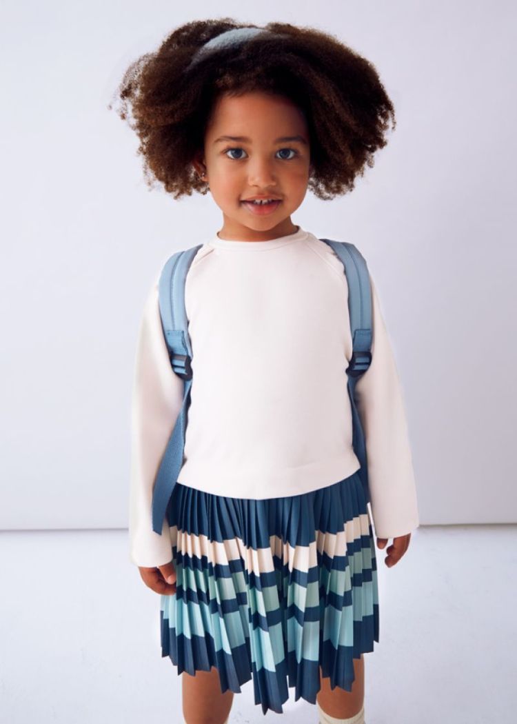 Stripes dress 015 Sand
