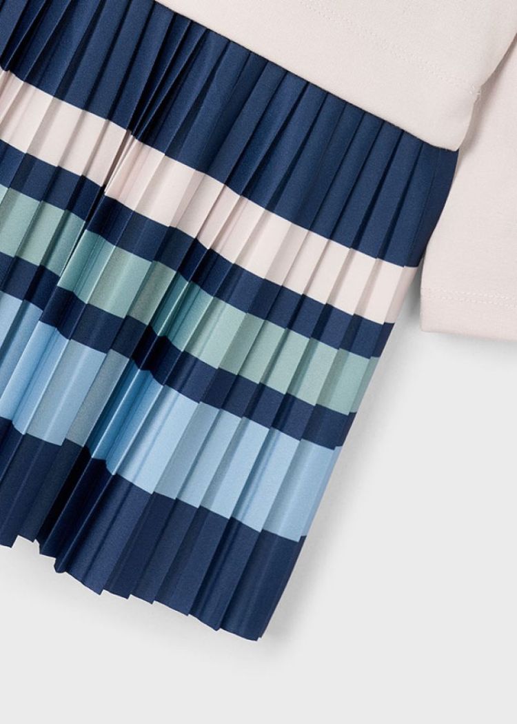 Stripes dress 015 Sand