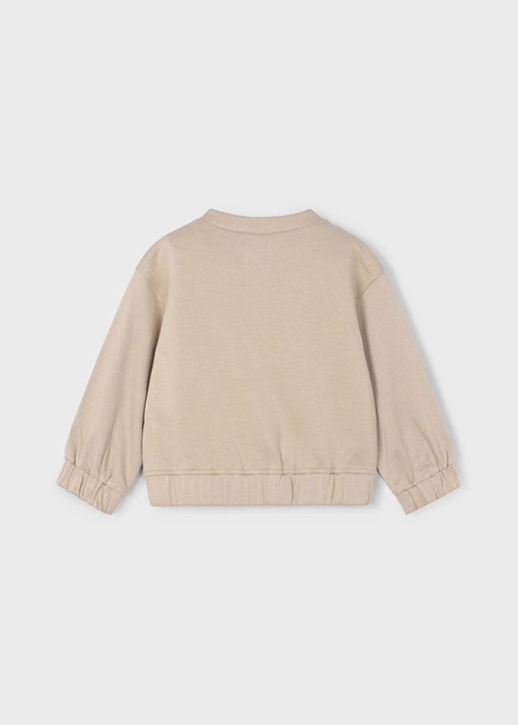 Knit twill jacket 039 Hazelnut