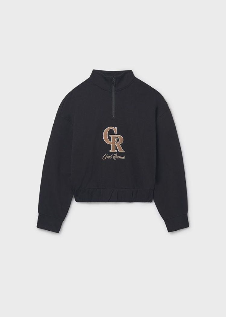 Pullover zipper 023 Black