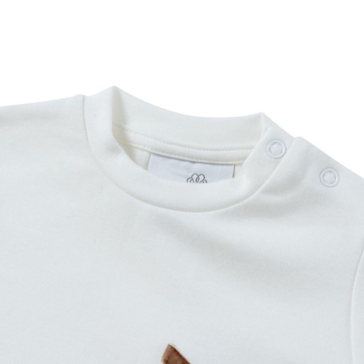 T-SHIRT RUFFLE OFFWHITE
