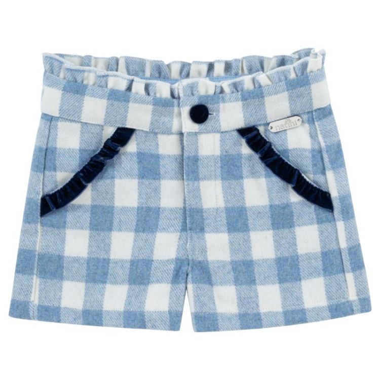 SHORTY VICTORIA OFFWHITE-BLUE