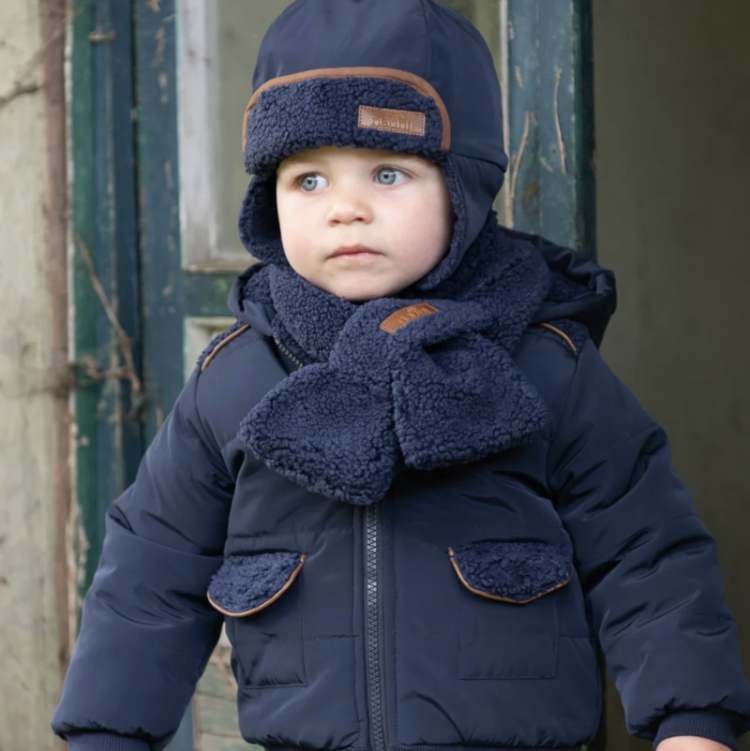 SCARF TEDDY DARK BLUE