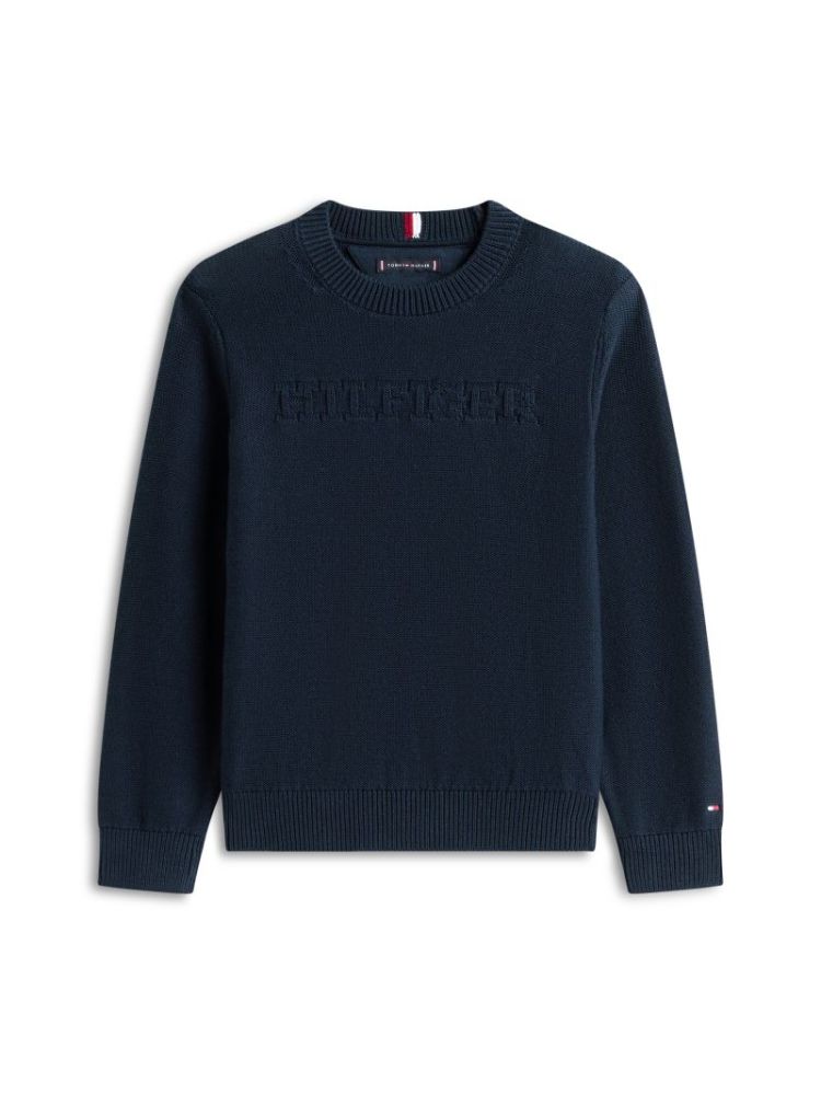 MONOTYPE GRAPHIC CN SWEATER C1G Dark Night 