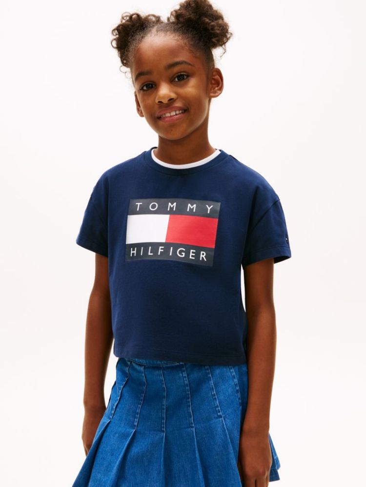 HERITAGE FLAG T-SHIRT SS C1G Dark Night 
