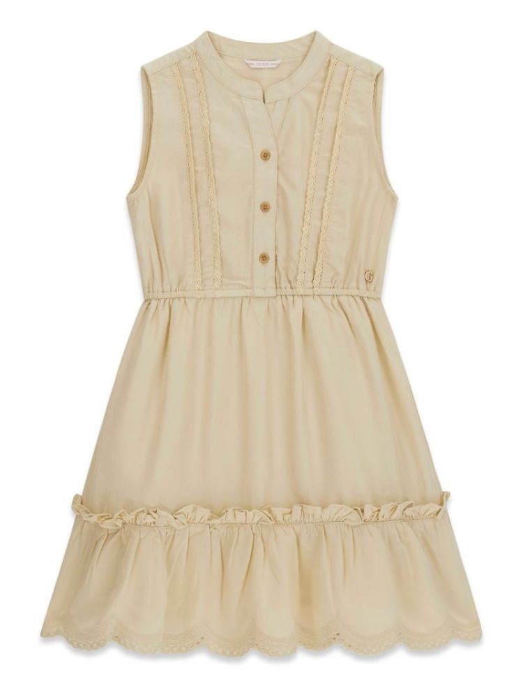 VISCOSE BLEND SL DRESS G1M5 PEARL OYST