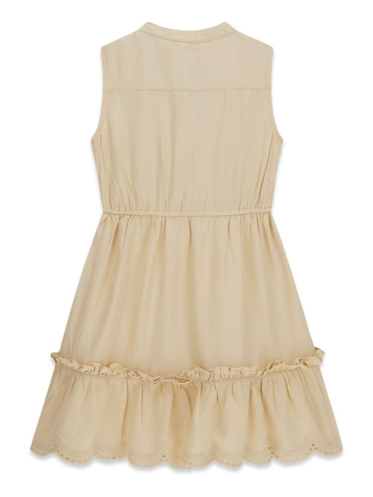 VISCOSE BLEND SL DRESS G1M5 PEARL OYST